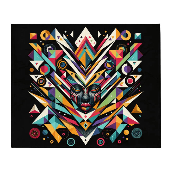 Geometric Fusion - Throw Blanket product image (2)