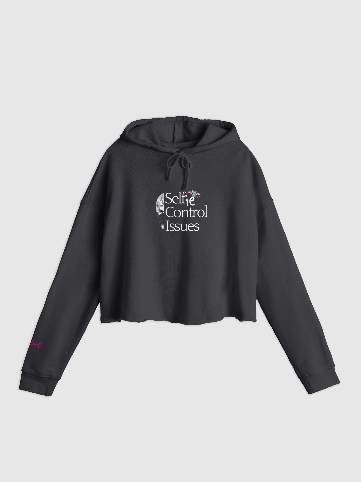 Selfie Crop Hoodie - Self-control by RyleeB product image (3)