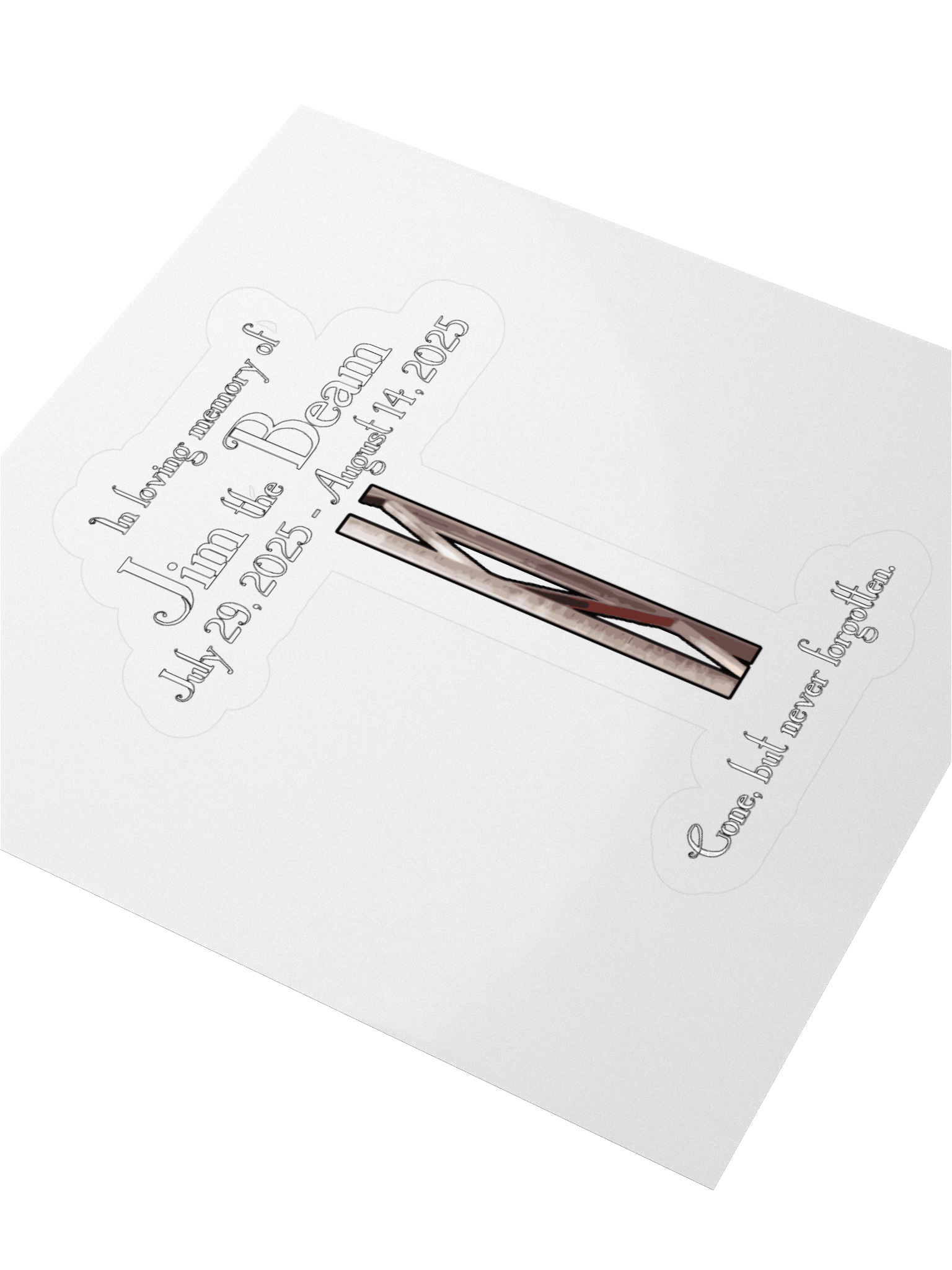 Jim the Beam Kiss-Cut Sticker product image (9)