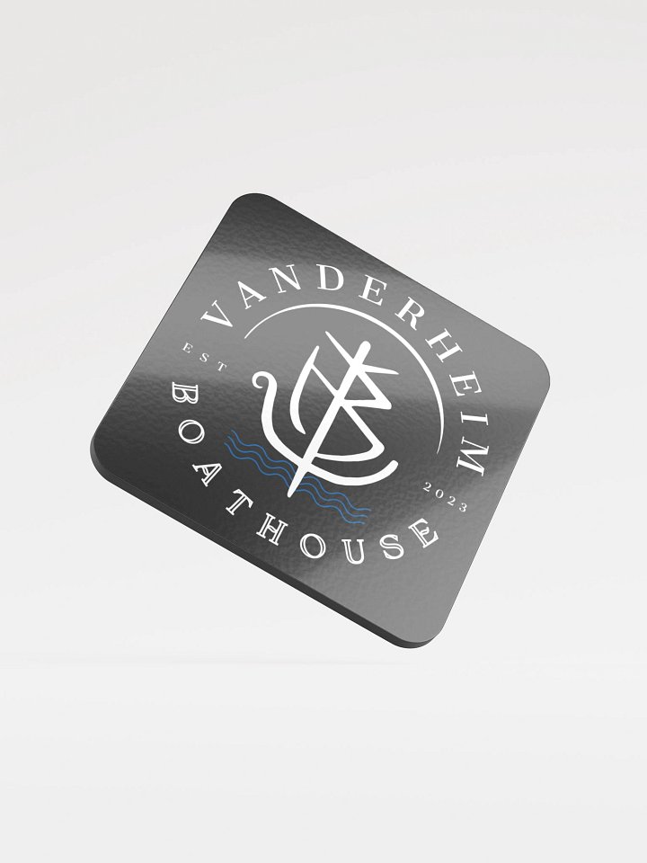 VANDERHEIM BOATHOUSE BLACK COASTER product image (2)