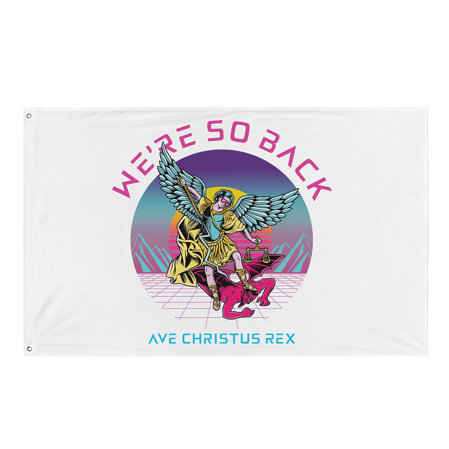 We're so back FRONT - Flag product image (1)