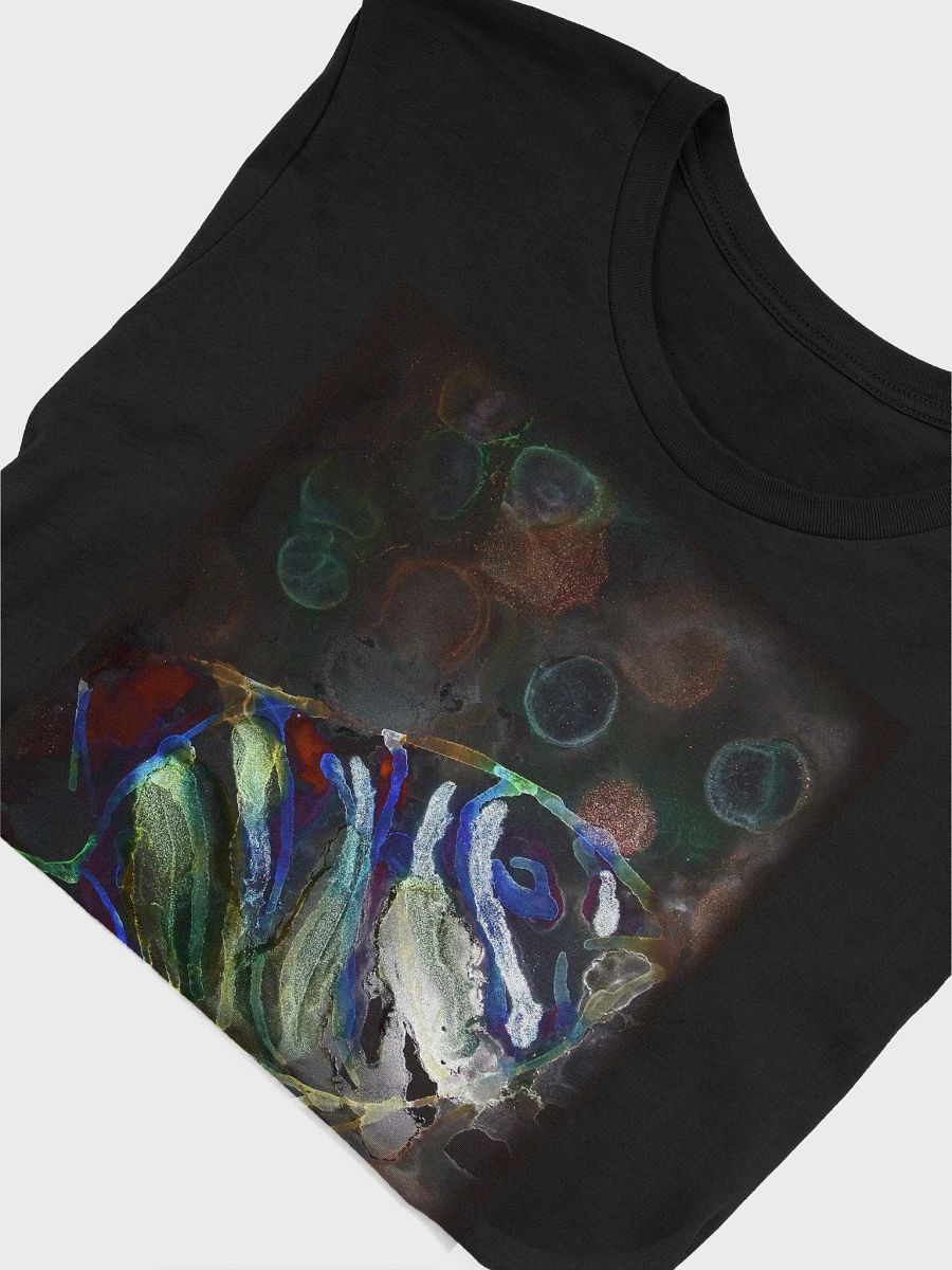 "Ink Depths: Midnight Fish Tee" "Abyssal Flow" (Traditionally Female Anatomy ) product image (5)