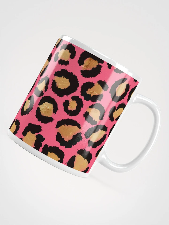 Pink Gilded Leopard Mug product image (1)