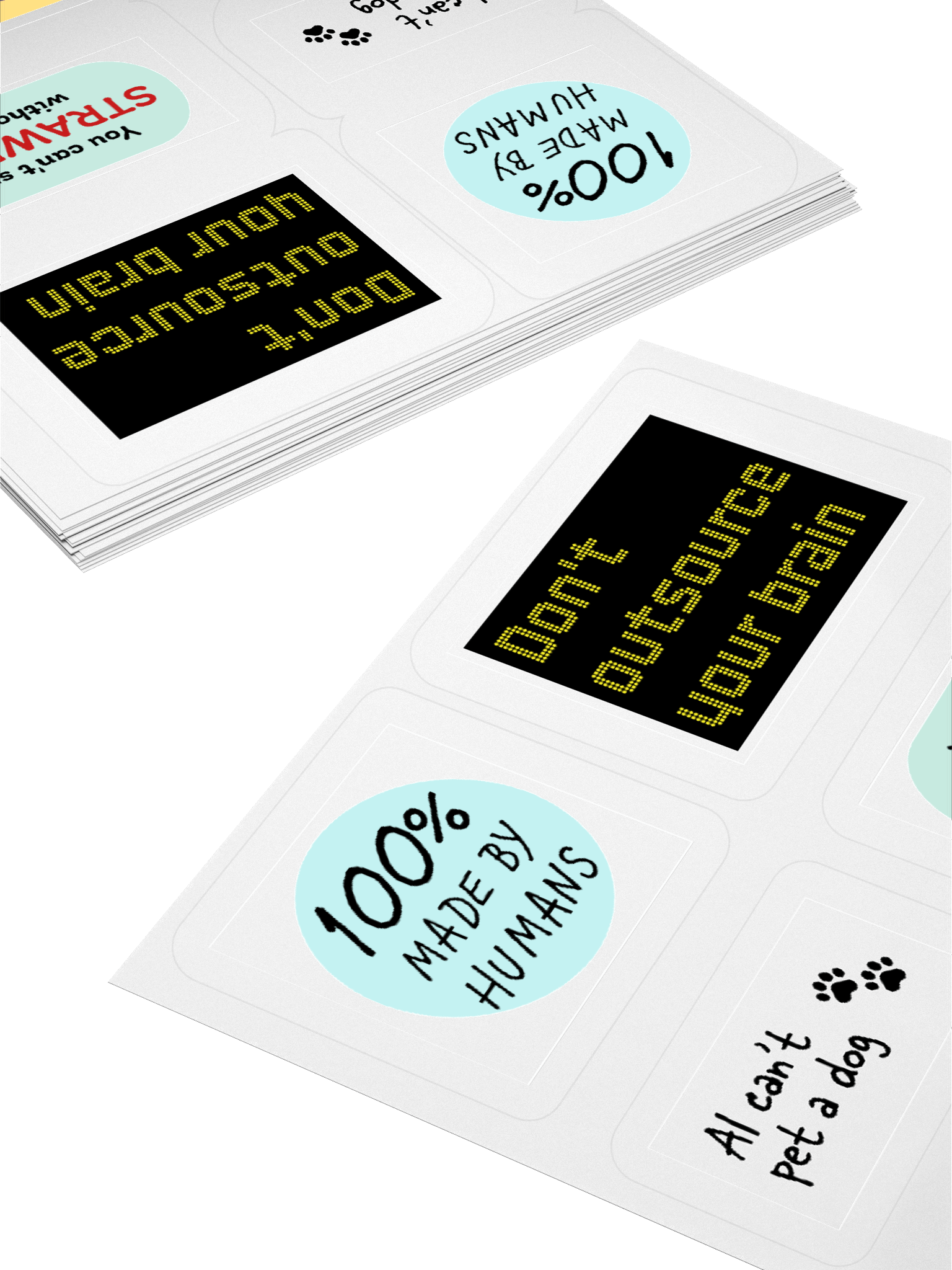 Anti-AI sticker combo product image (11)