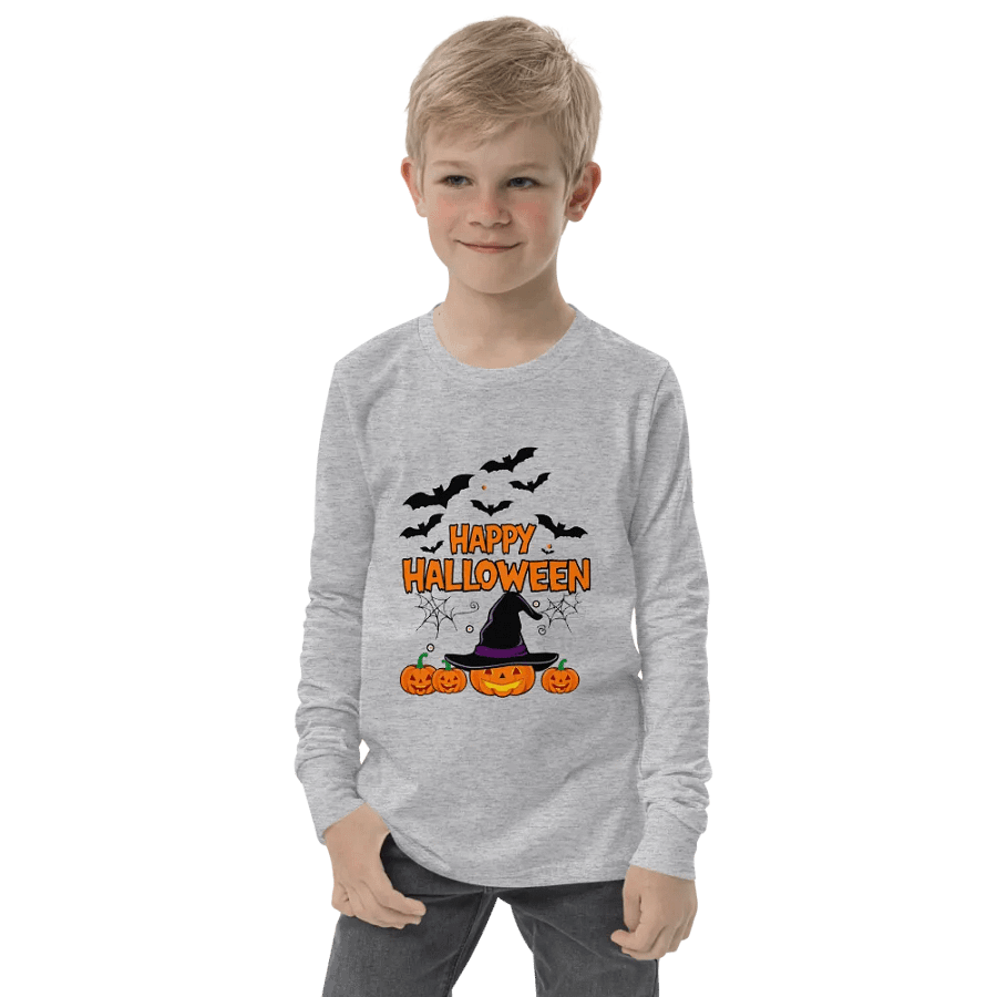 Happy Halloween Youth L/S Tee product image (2)