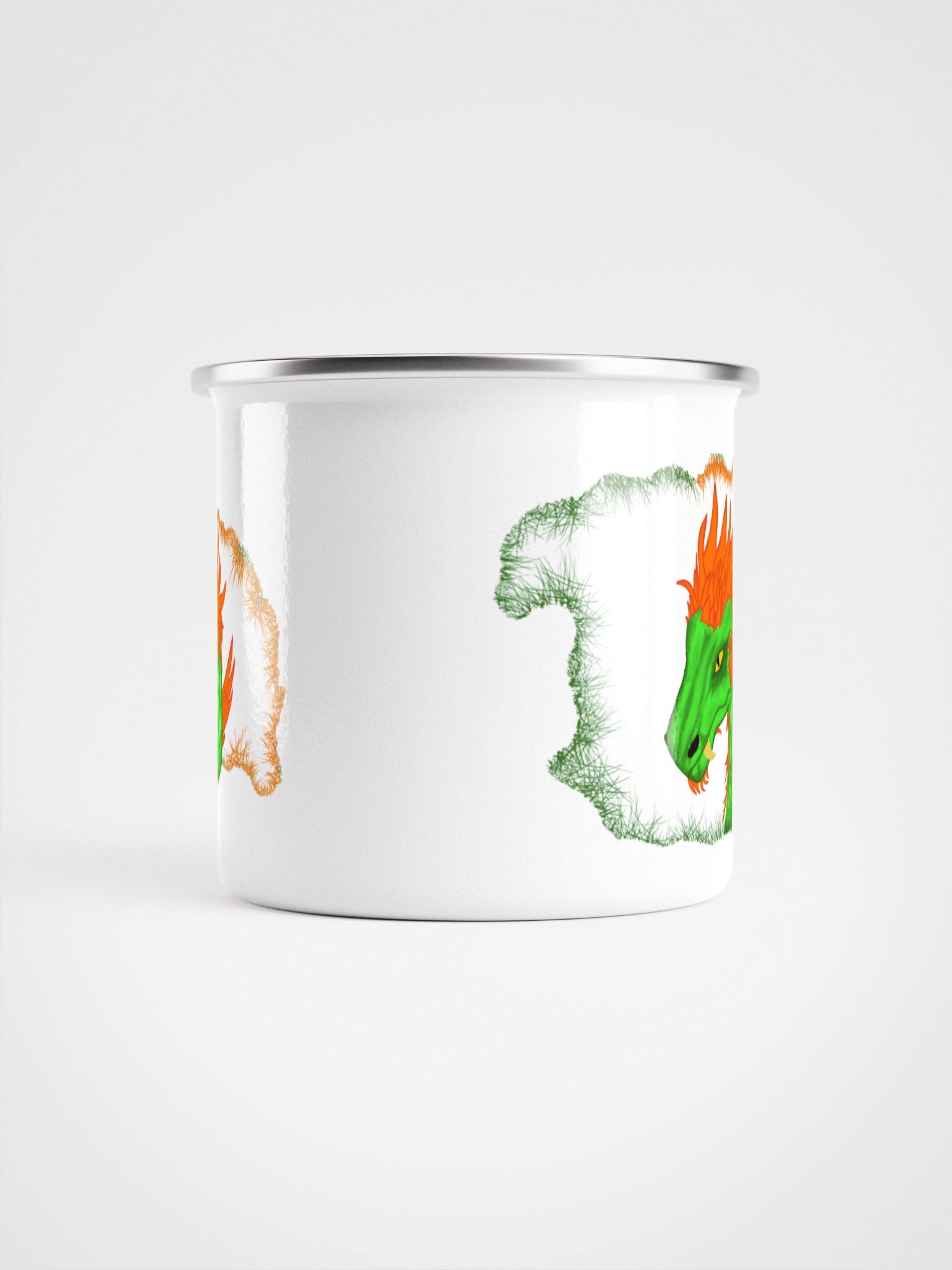 Fiery Dragon Enamel Mug product image (2)