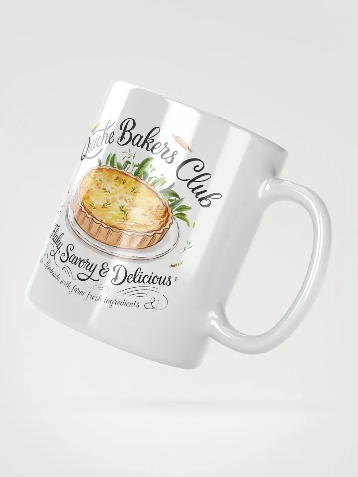 Quiche Bakers Club White Glossy Mug product image (6)