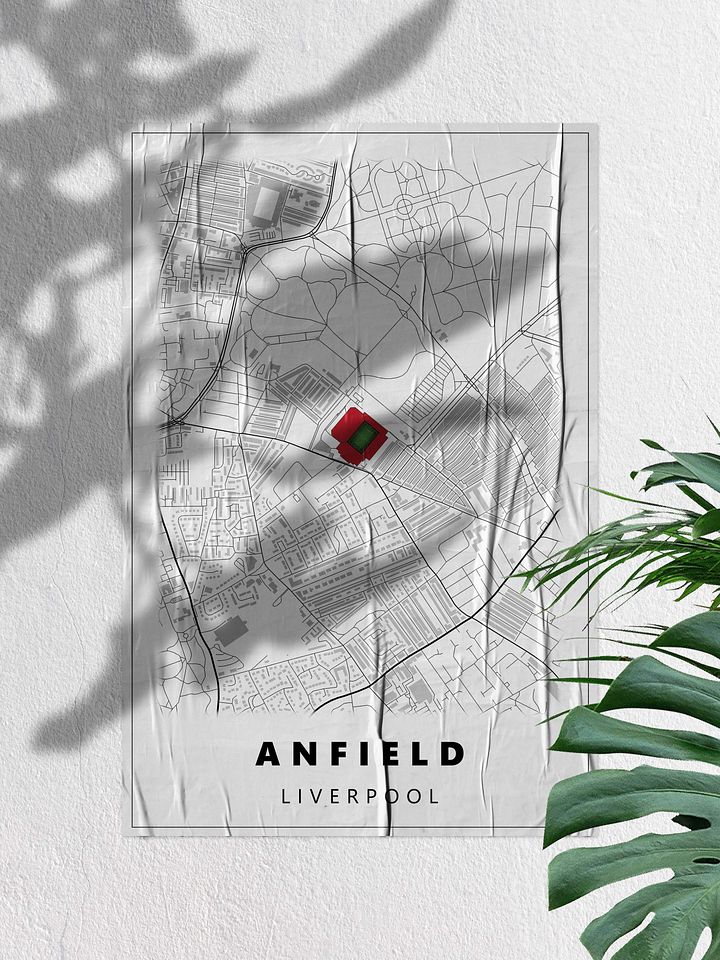 Anfield Map - Liverpool FC product image (1)