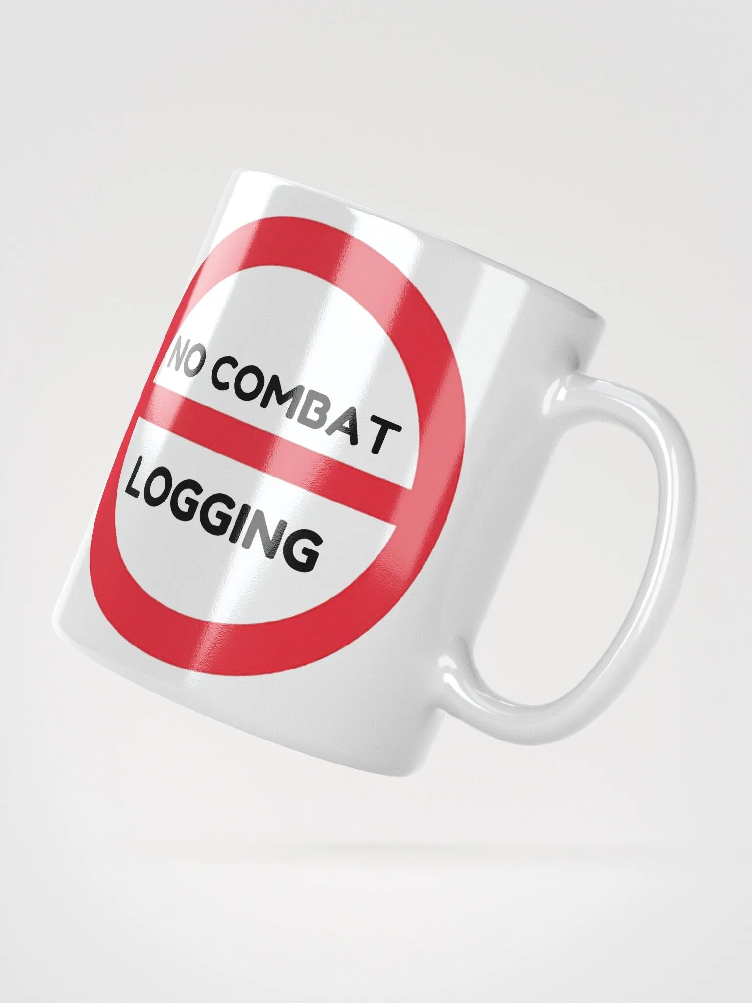 No Combat logging mug product image (2)