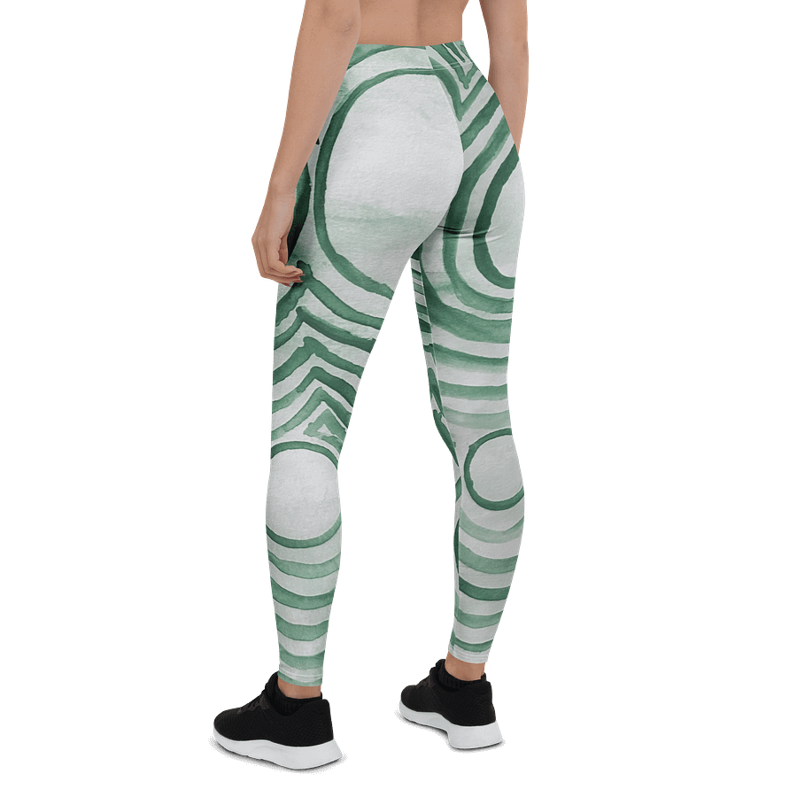 "Green Swirl" Leggings product image (3)