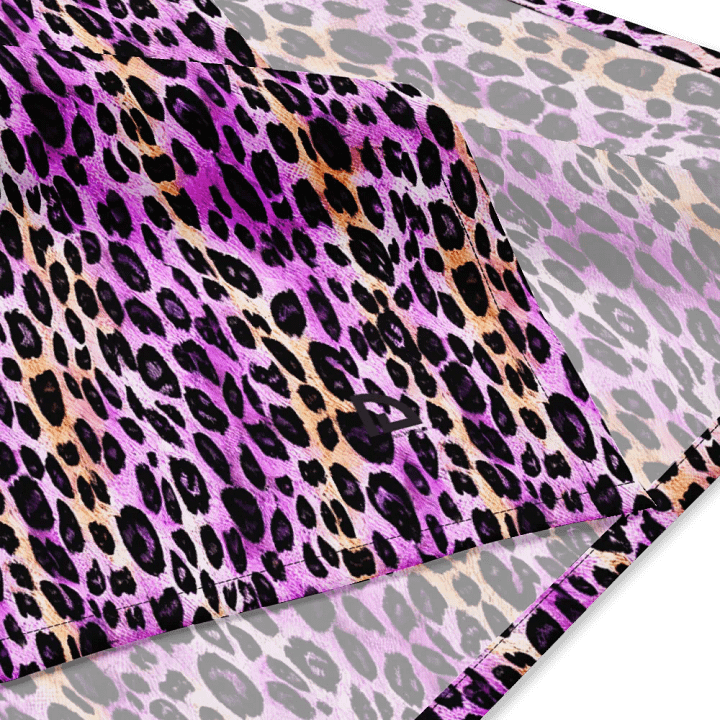Purple Beige Leopard Bandana product image (4)