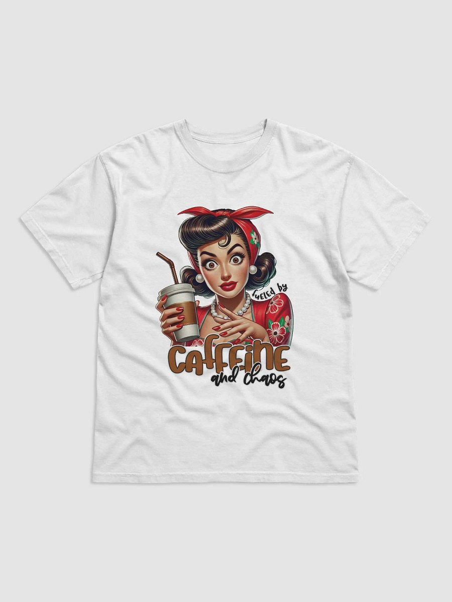 Fueled by Caffeine and Chaos Vintage Charm T-Shirt product image (1)