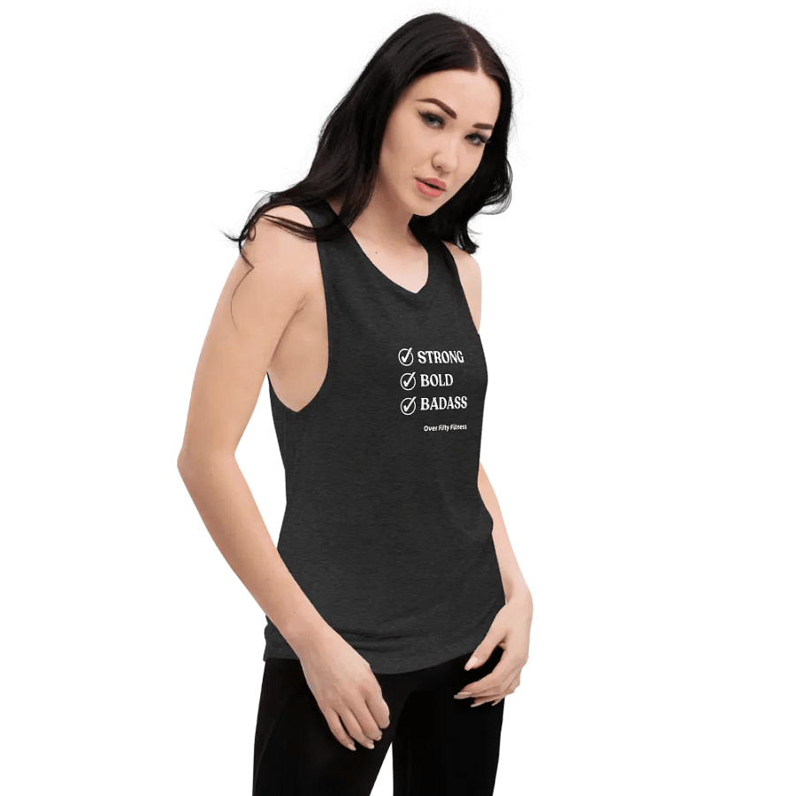 Badass - tank (white lettering) product image (12)