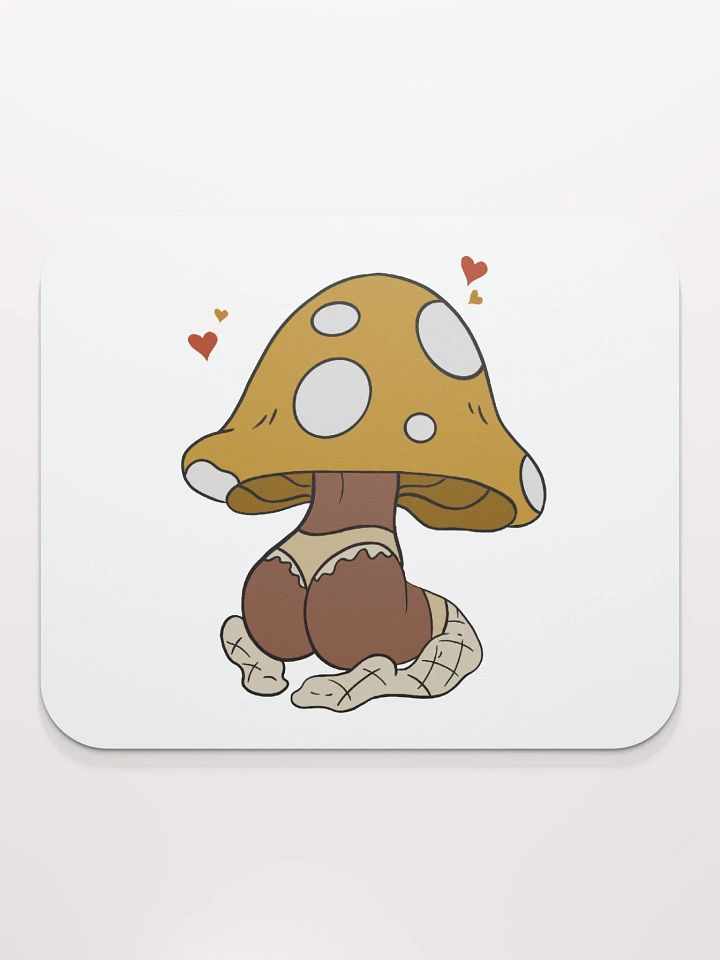 Mushroom Baddie Desk Mat - Orange product image (2)