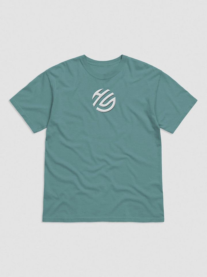 HS Teal Vintage Comfort: Garment-Dyed Cotton T-Shirt product image (1)