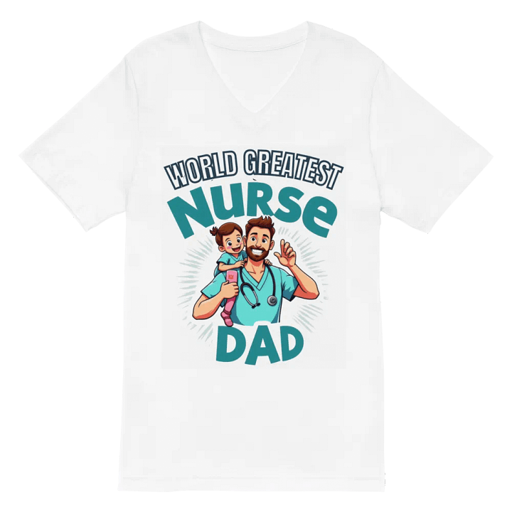 Nurse Dad Appreciation V-Neck Tee product image (2)