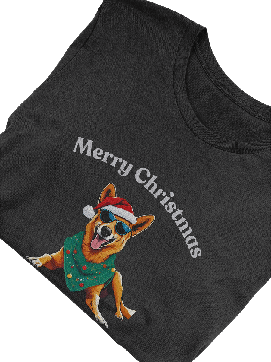 Festive Dingo Merry Christmas T-Shirt - Silver product image (5)