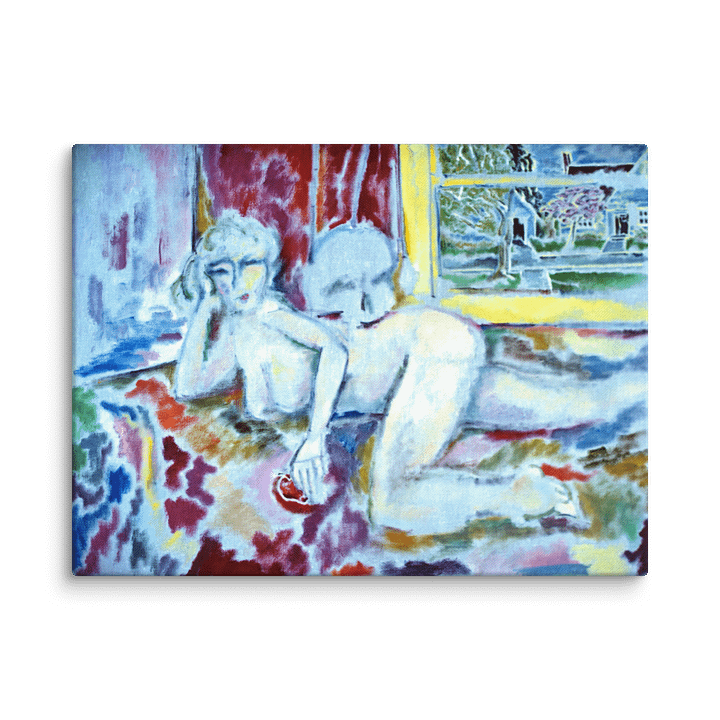Eve with Skull (1987) on canvas (24" x 32") product image (1)