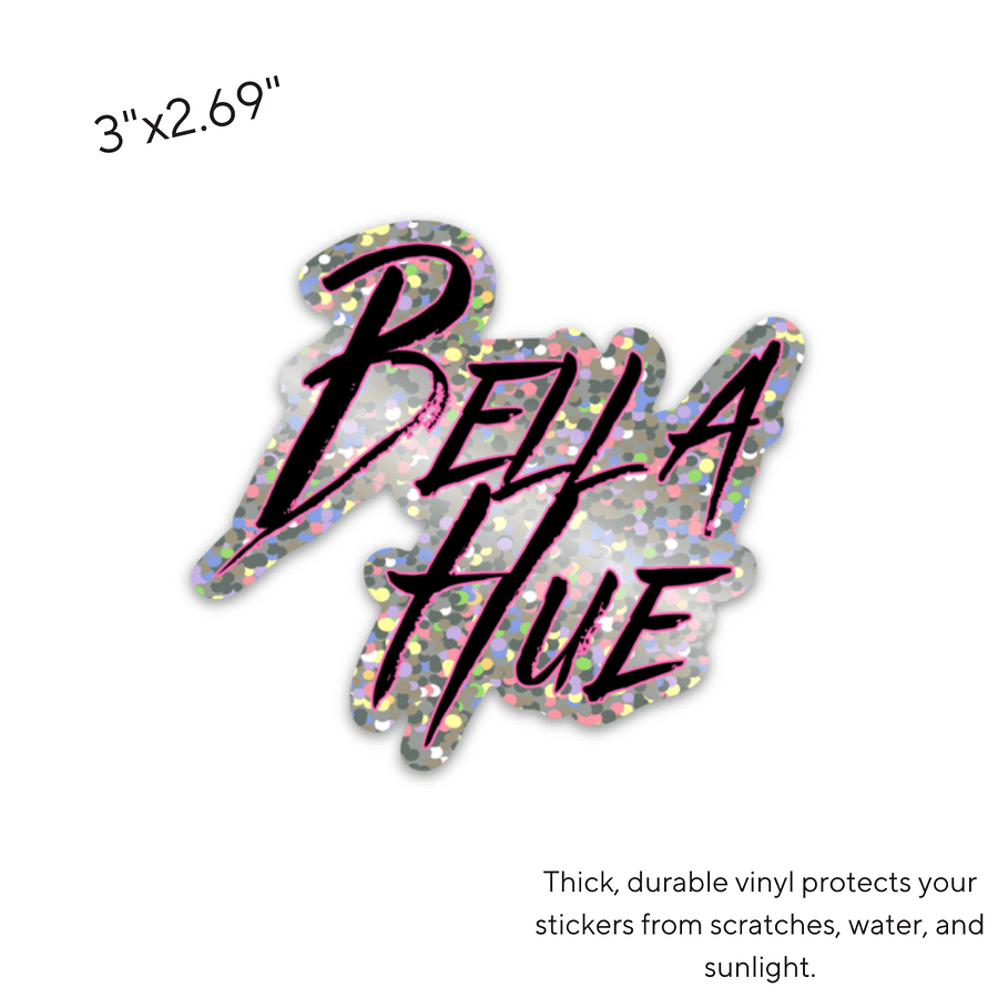 'Bella Hue' Glitter Sticker product image (2)
