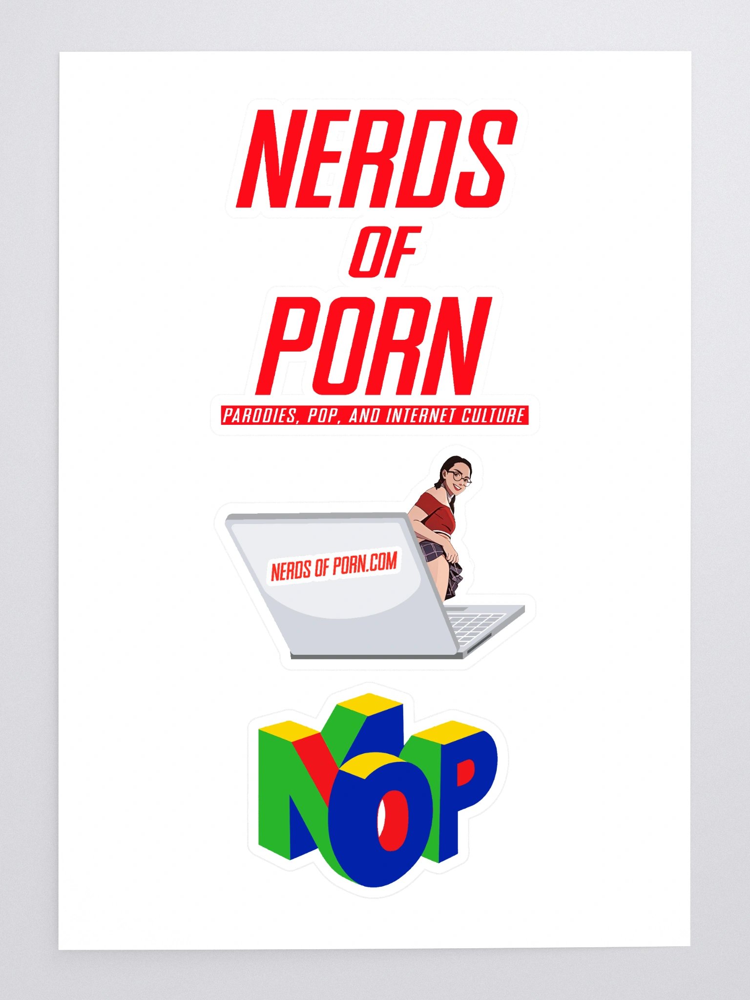 Nerds Of Porn Sticker Pack product image (3)