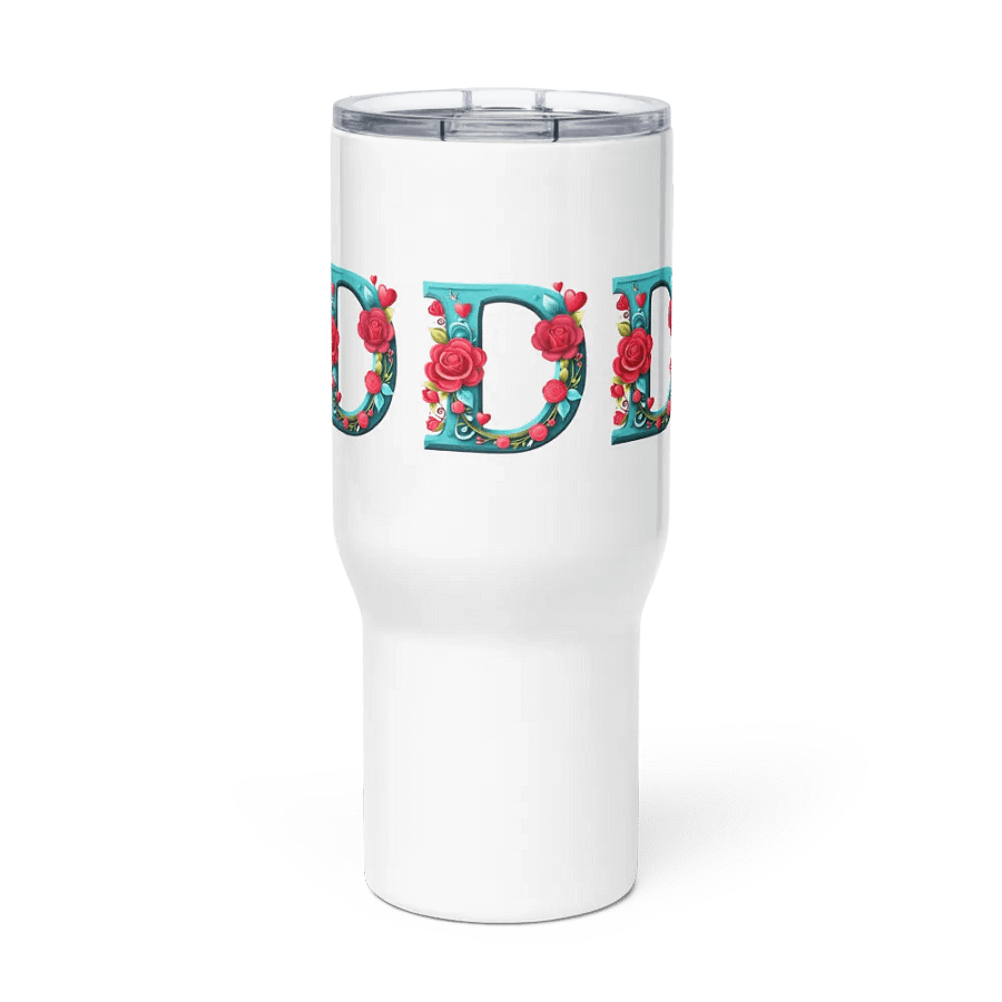 Valentine’s Monogram Letter D(1) Tumbler product image (2)