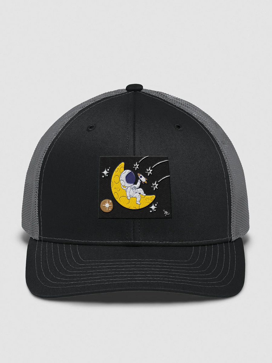 Astronaut Moon Star Trucker Hat product image (1)
