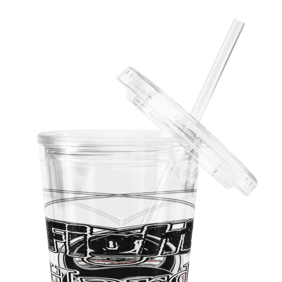 Fight Hard Earn Respect - Double Wall Clear Plastic Tumbler (16 oz) product image (5)