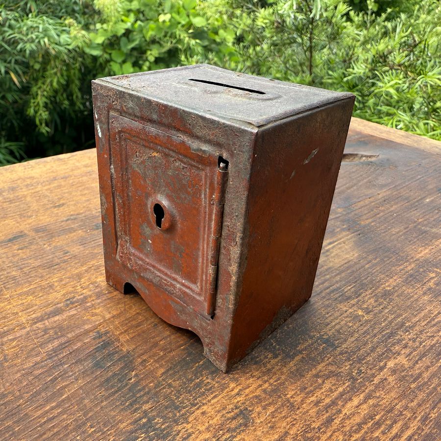 🎎 Japanese Tin Coin Bank — Mid-Showa Era — Japan Antique Roadshow product image (2)