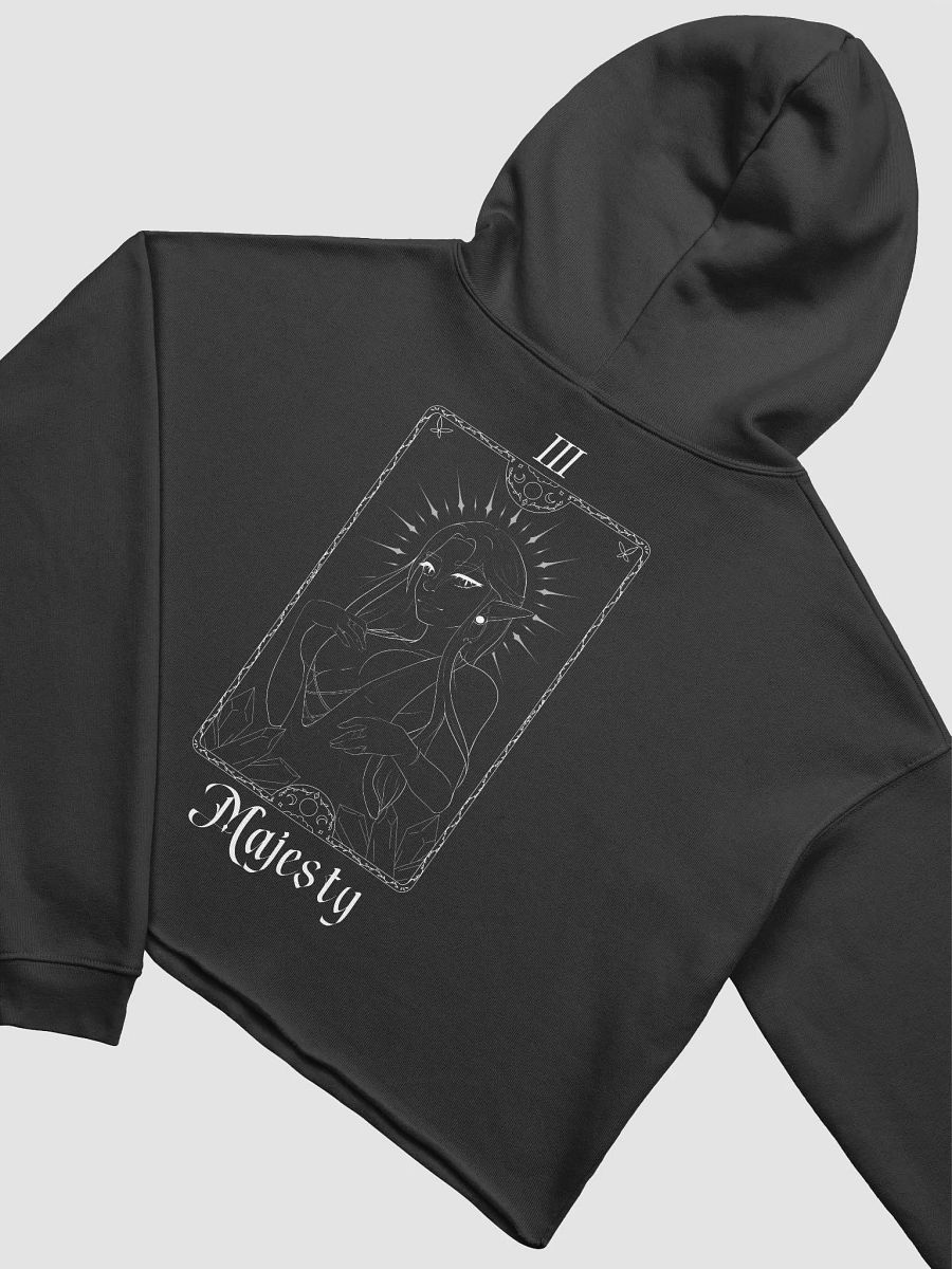 Majesty Tarot Crop Hoodie (White) product image (4)