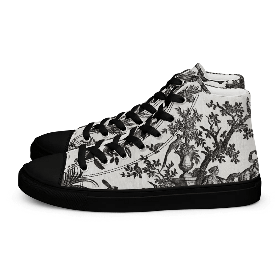 Pastoral Toile High Top Canvas Shoes product image (1)
