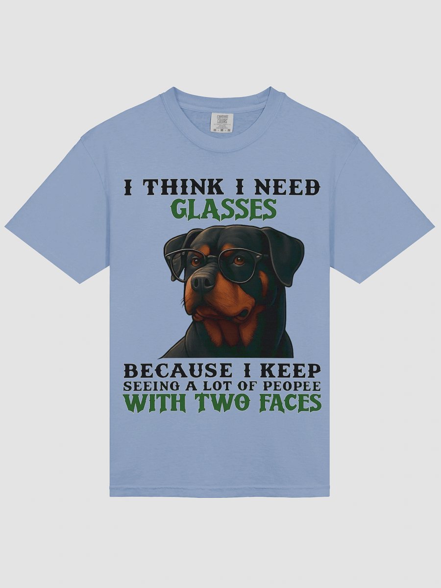 I Think I Need Glasses Because I Keep Seeing A Lot Of People With Two Faces Tee product image (24)