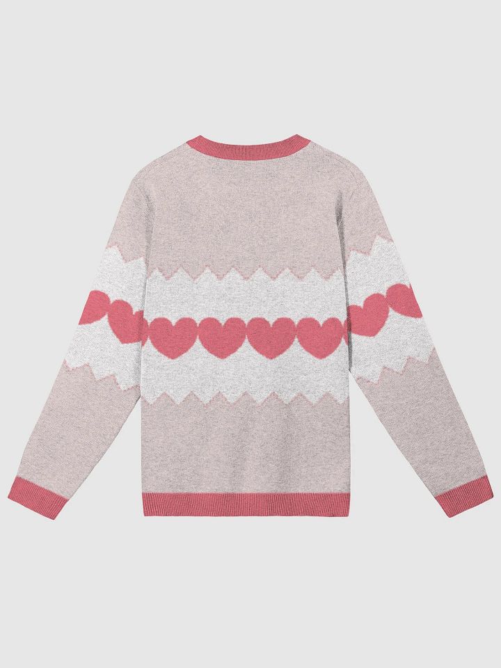 Line of Hearts Knitted Classic Sweater product image (2)