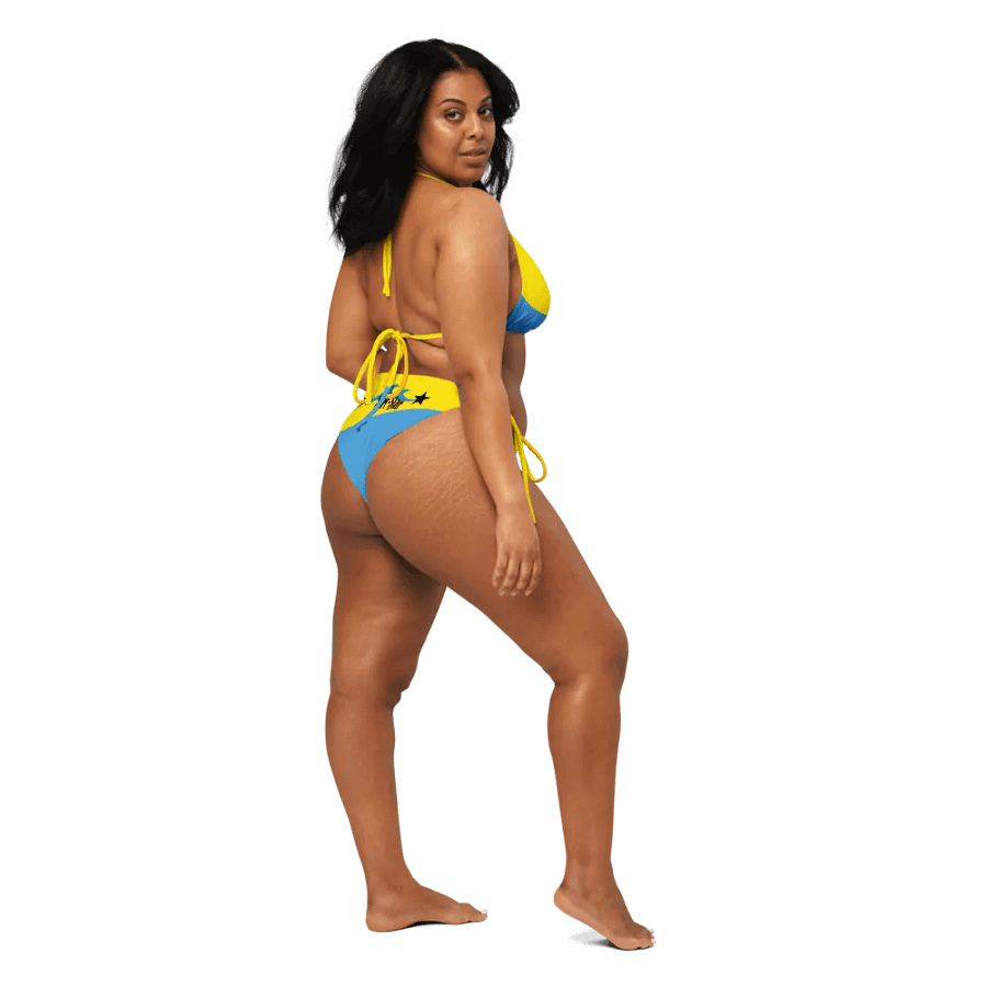 Bikini in yellow and blue with SurfStar logo product image (2)
