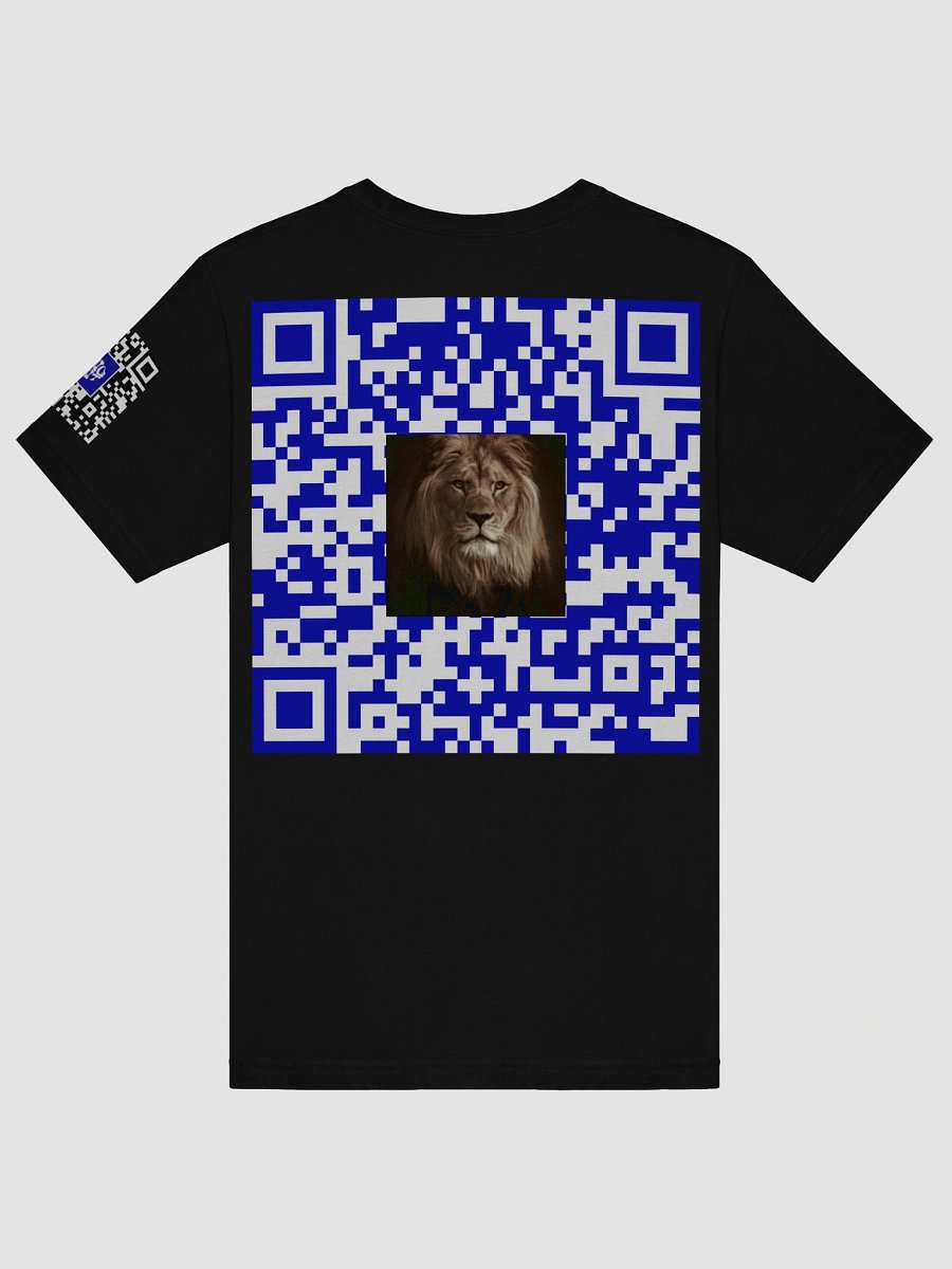 Lion of Judah Names of God Video T-Shirt - Scan QR, Watch Instantly! product image (6)