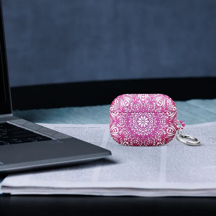 Pink Mandala case for AirPods product image (1)