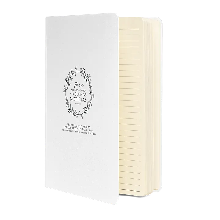'No Nos Avergonzamos de las Buenas Noticias' Hardcover Notebook product image (2)