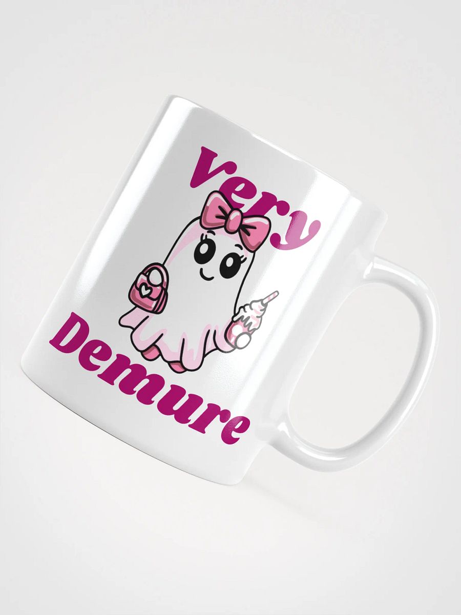 Very Demure Cute Ghost Right Hand Heat-resistant Ceramic Mug product image (1)