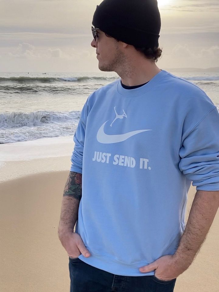 We Bodyboard // Just Send It Sweatshirt product image (1)