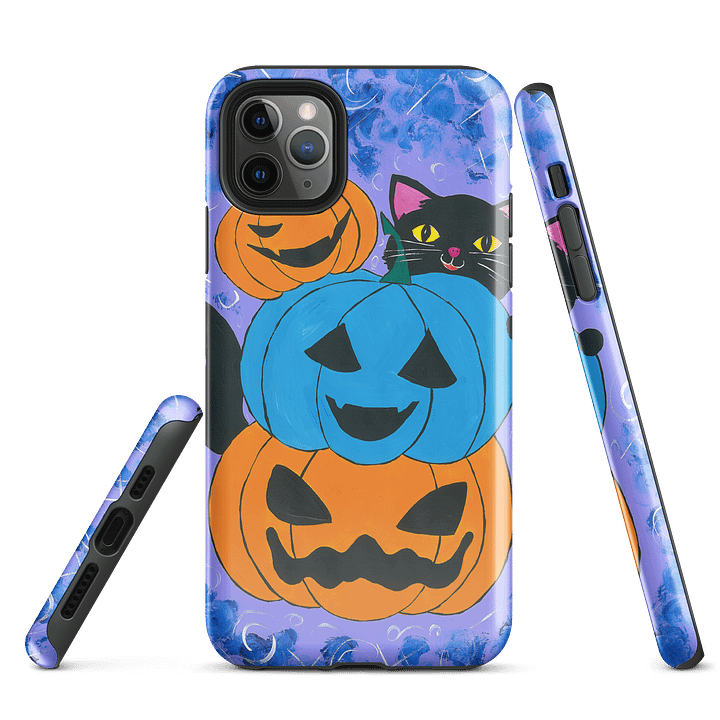 Halloween party (art by Dina R.) acrylic painting picture - Tough Case for iPhone product image (3)