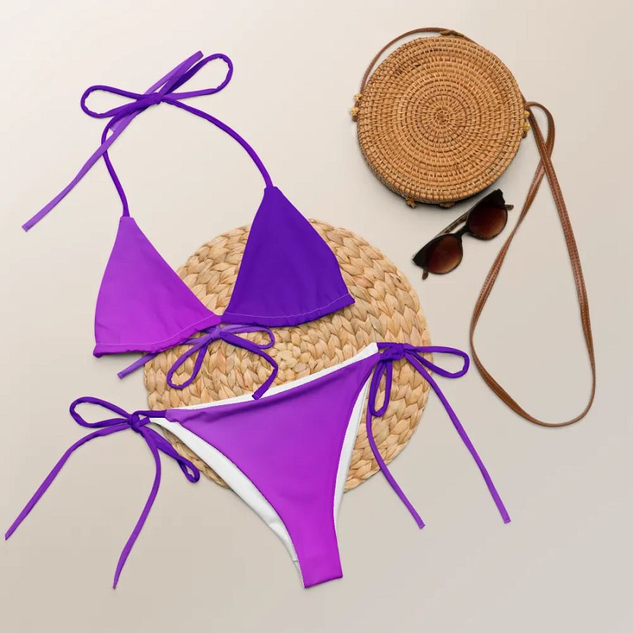 Eco-Chic Purple Haze Bikini Set product image (9)