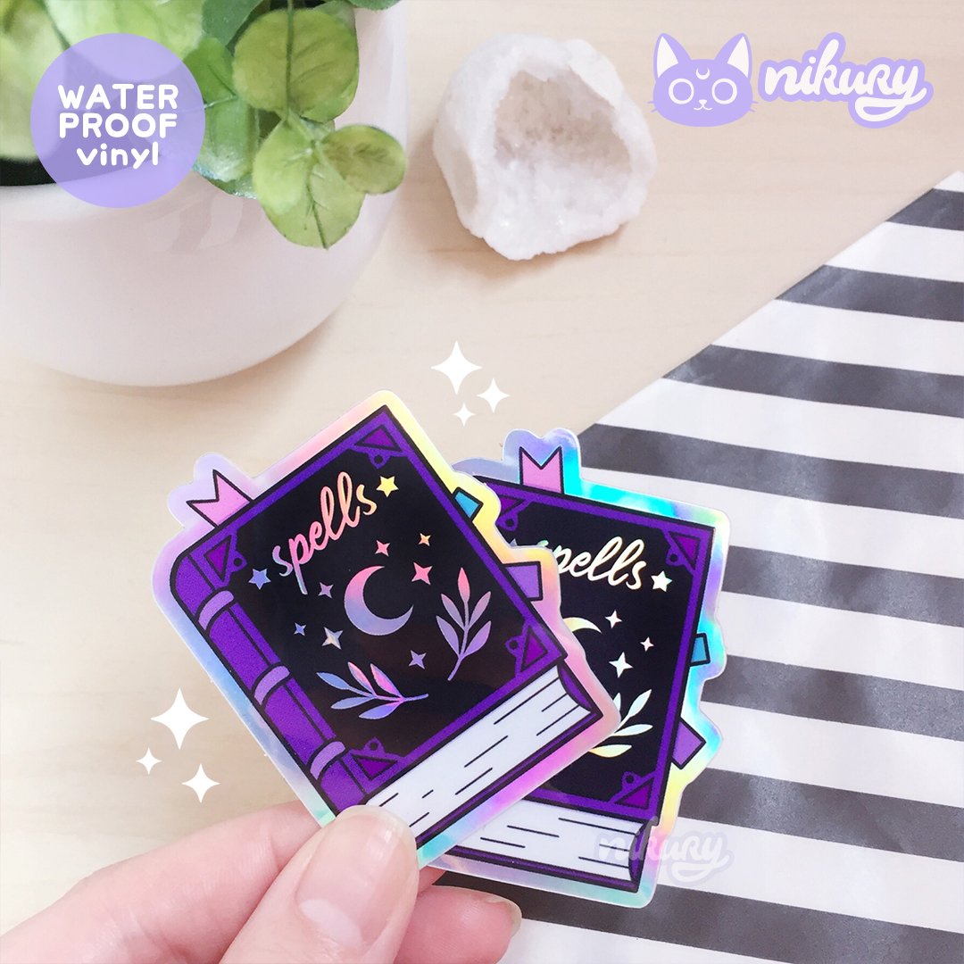 Holographic Spellbook Sticker product image (2)
