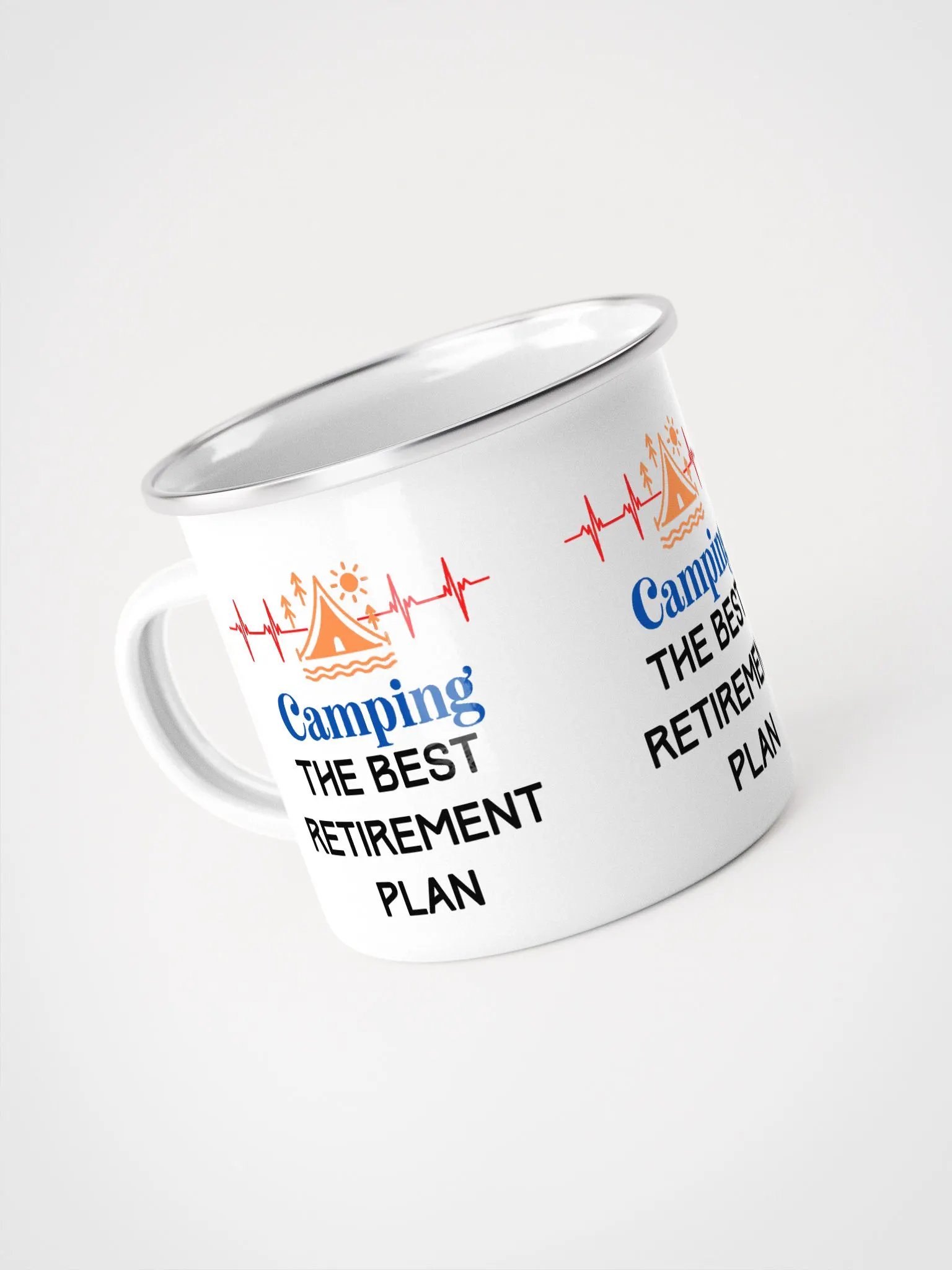 Camping Awaits Enamel Mug product image (3)