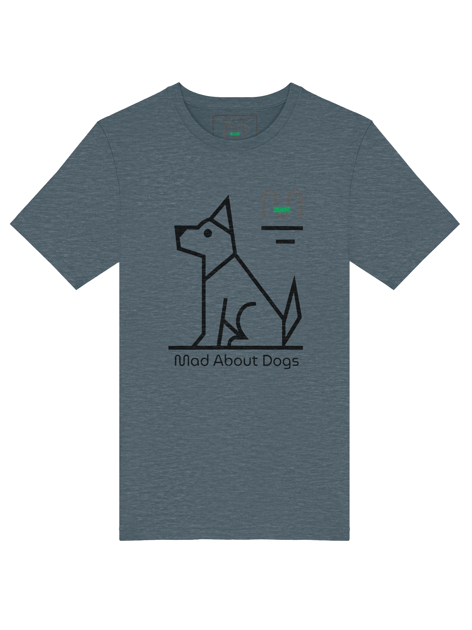 Mad About Dogs – Geometric Monochrome Tee - M-Art & Design product image (45)