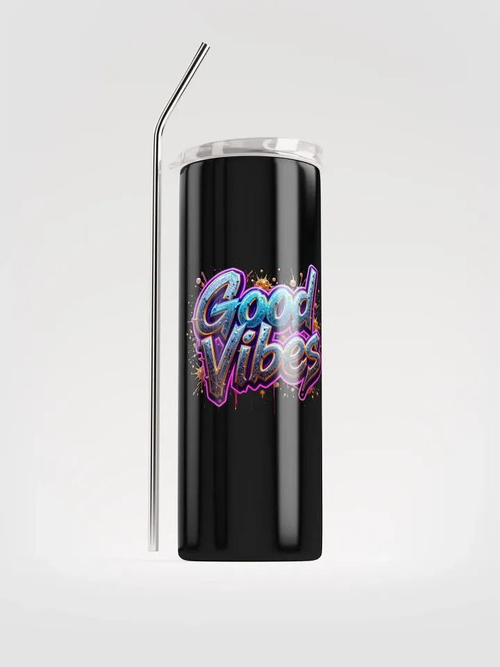 Vibrant Vibes Stainless Steel Tumbler product image (1)