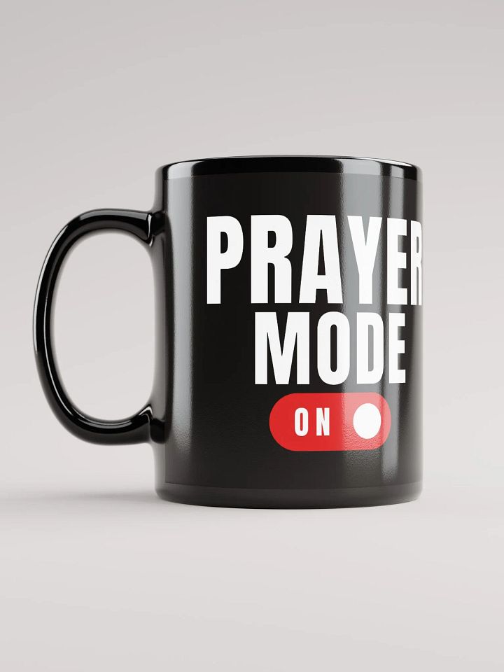 Prayer Mode ON Black Mug product image (2)