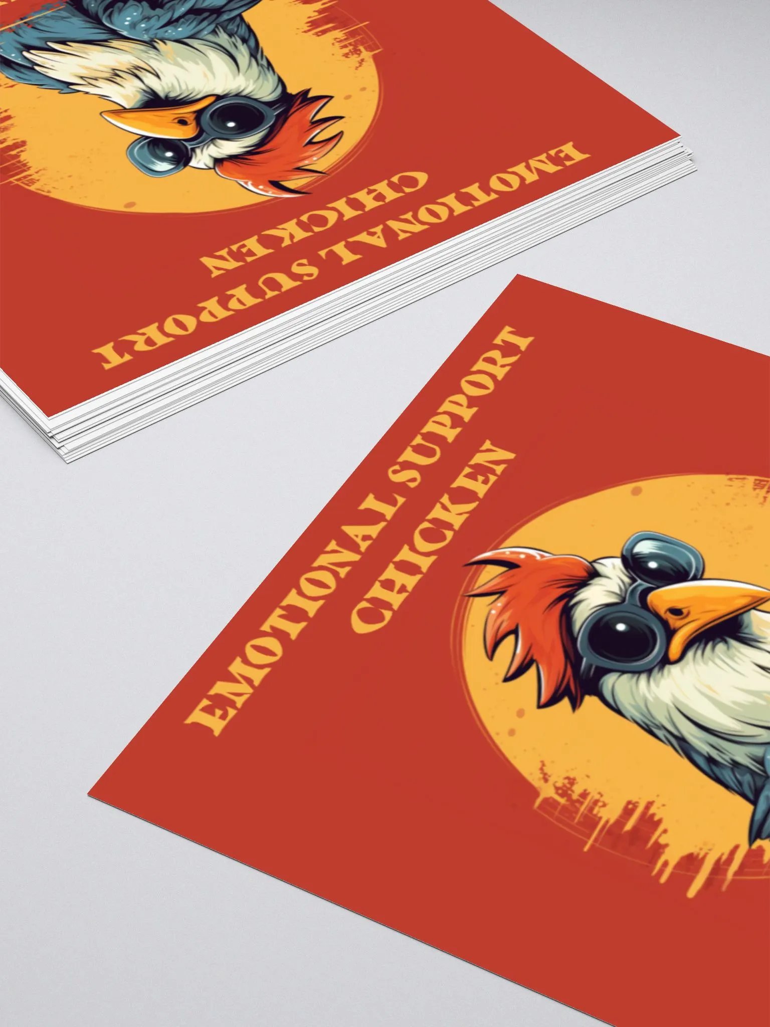 Emotional Support Chicken Sticker (Sticker Series) product image (4)