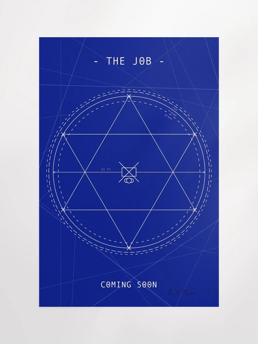 The Job - Official Signed Coming Soon Movie Poster | A Film by Hank Orion product image (2)