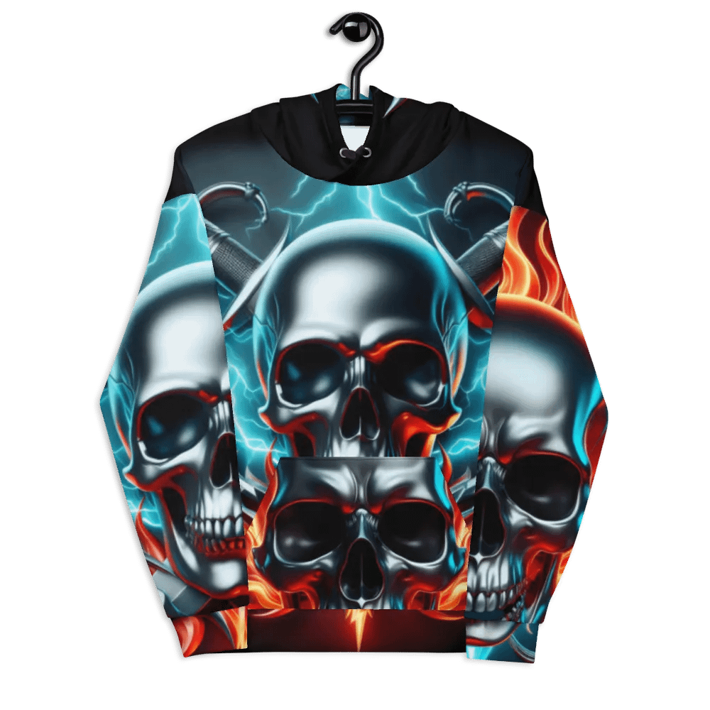 Power Surge - Unisex Skull Hoodie #36 product image (7)