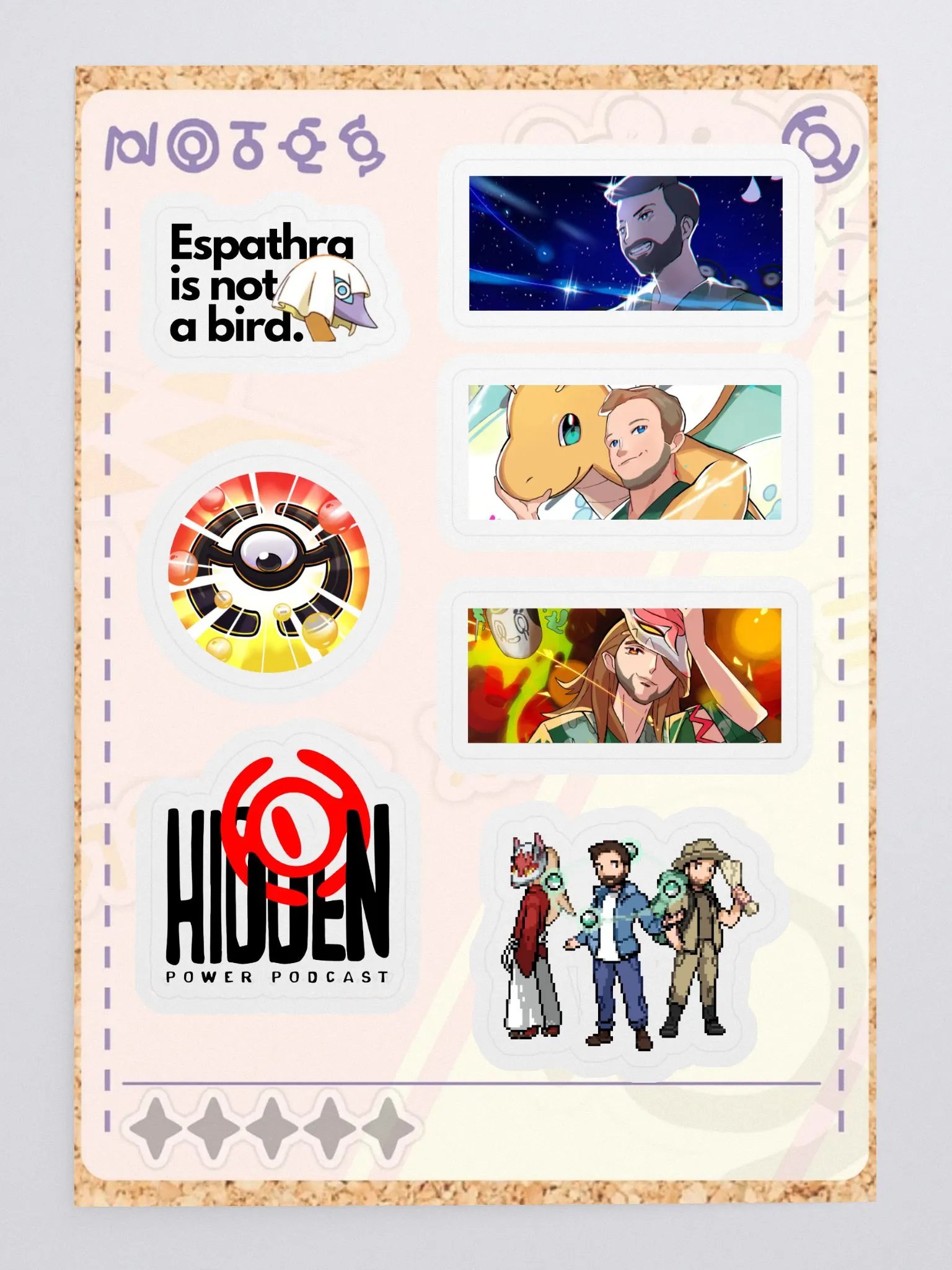 Hidden Power Classic - Sticker Sheet product image (2)