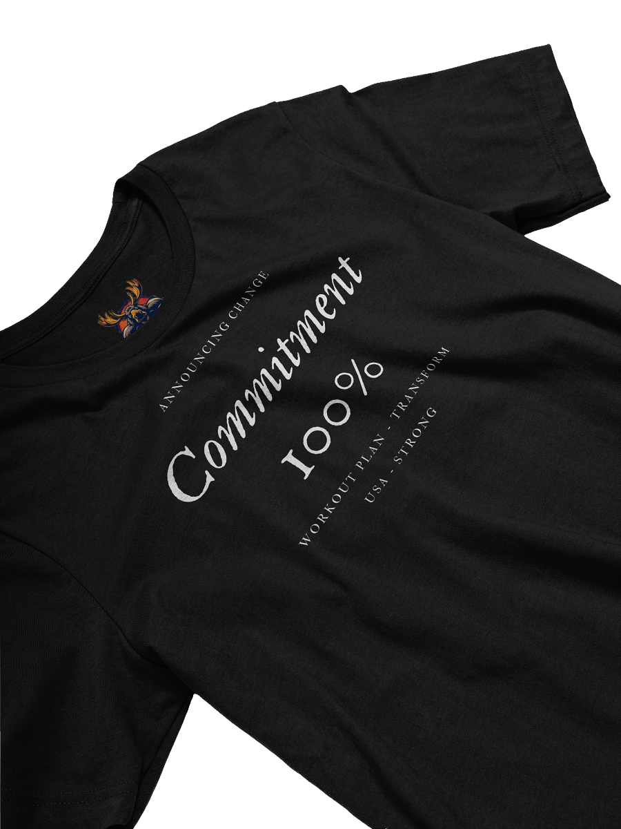 Bella+Canvas - 100% Commitment Motivational Tee product image (23)